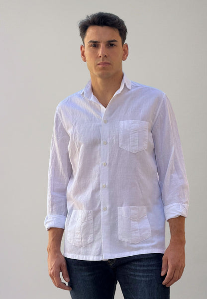 Pink striped oxford shirt