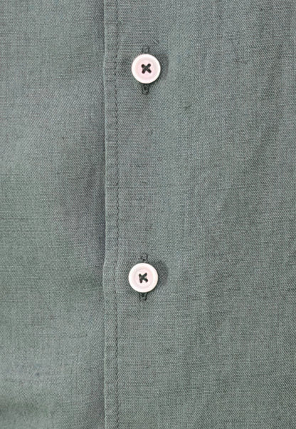 Camisa cubana con lino kaki