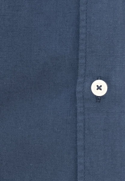 Camisa cubana con lino marino