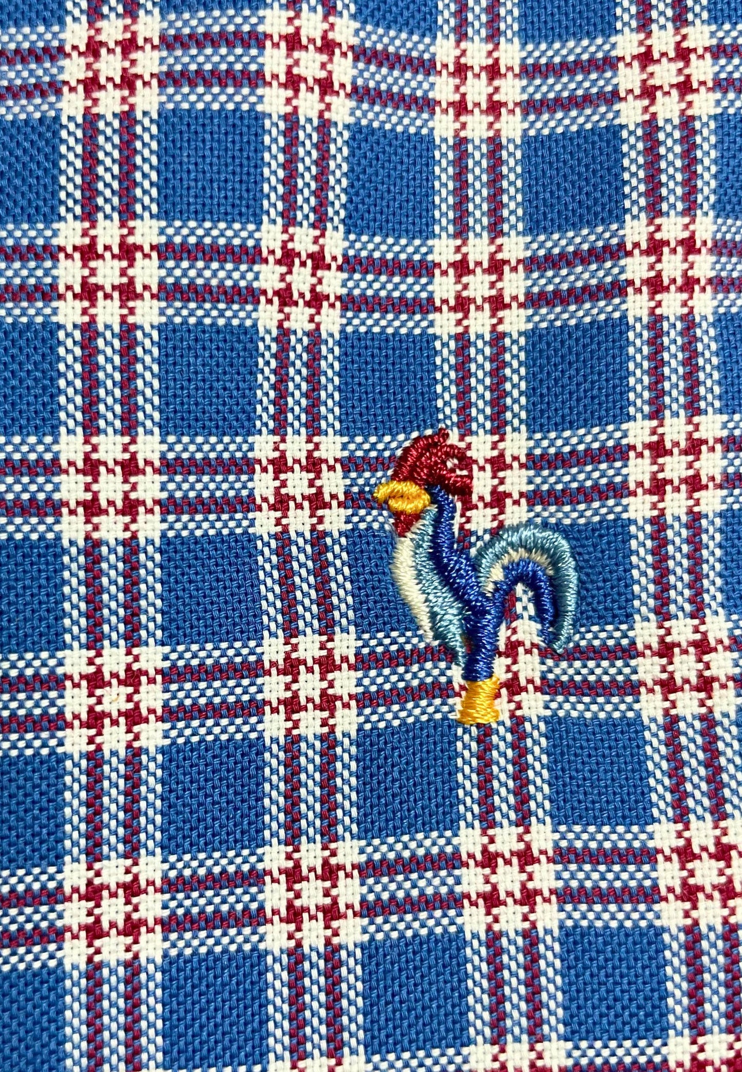 Camisa de cuadro en tonos azules