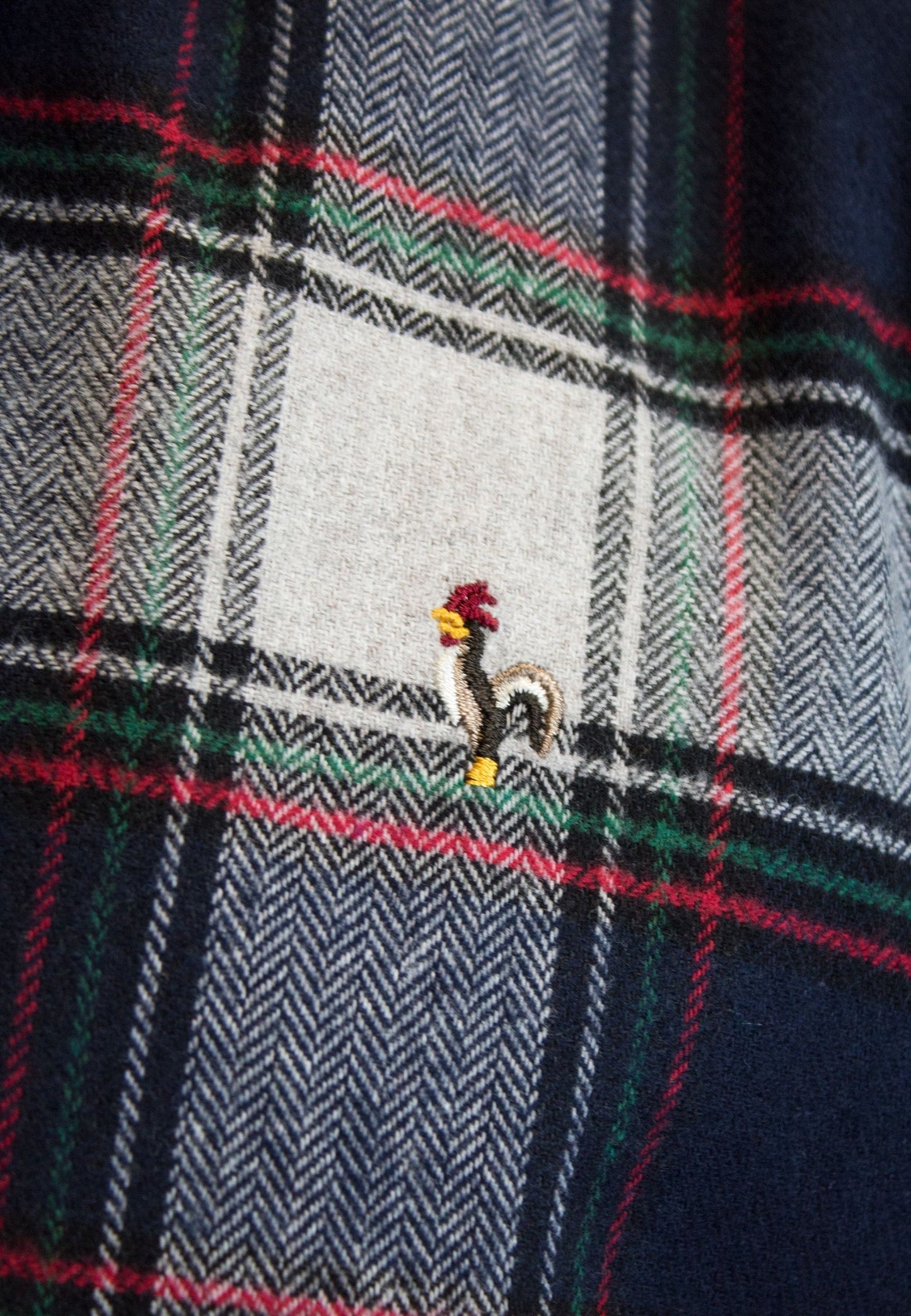 Camisa de cuadro escocés grande