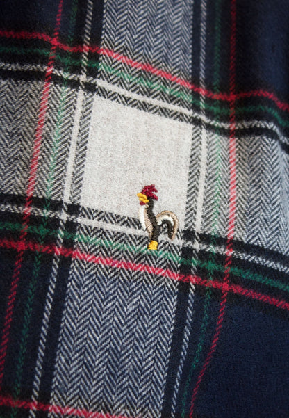 Camisa de cuadro escocés grande