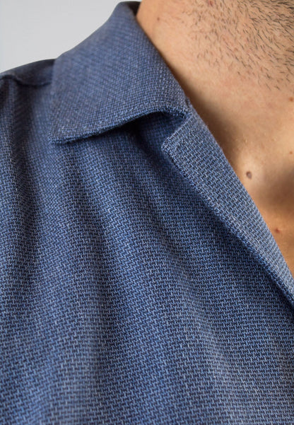 Camisa manga corta demin