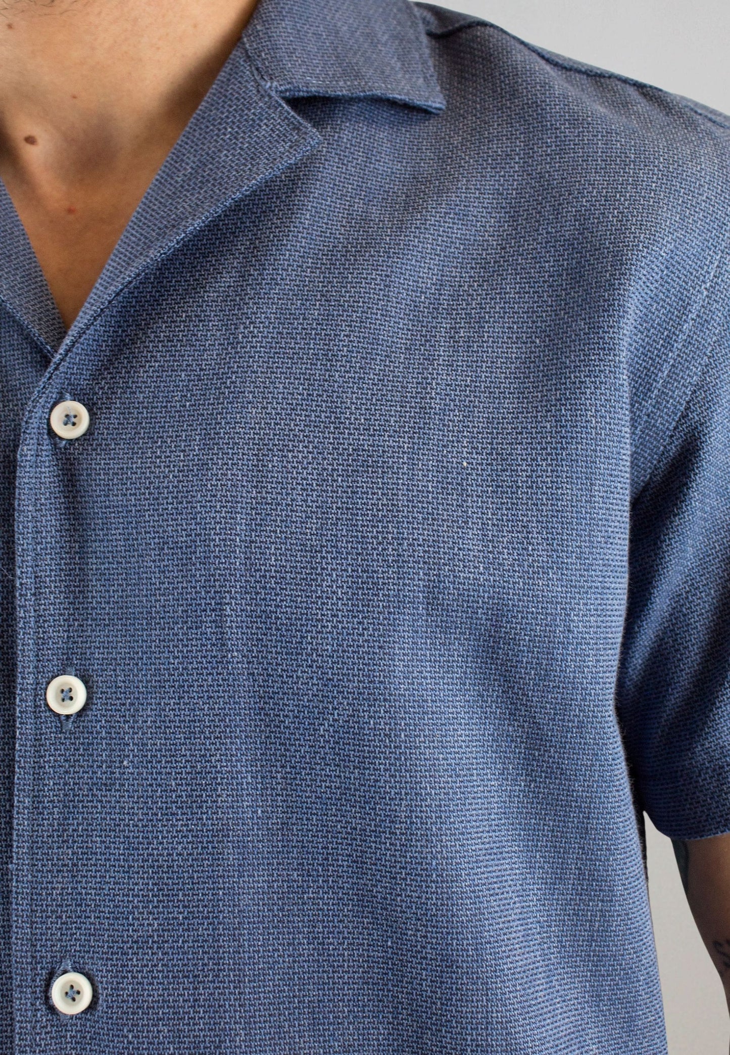 Camisa manga corta demin