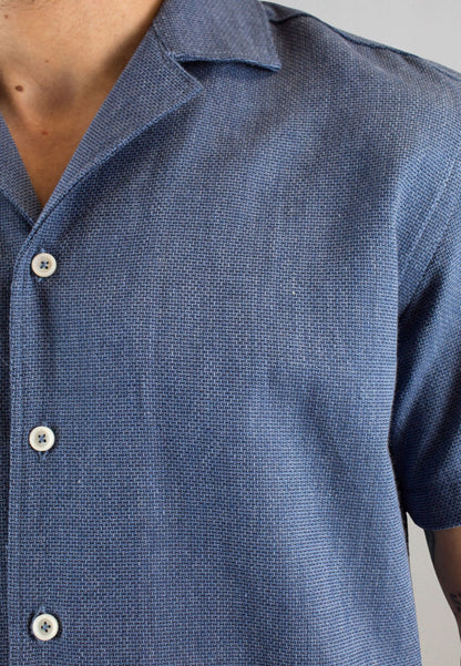 Camisa manga corta demin