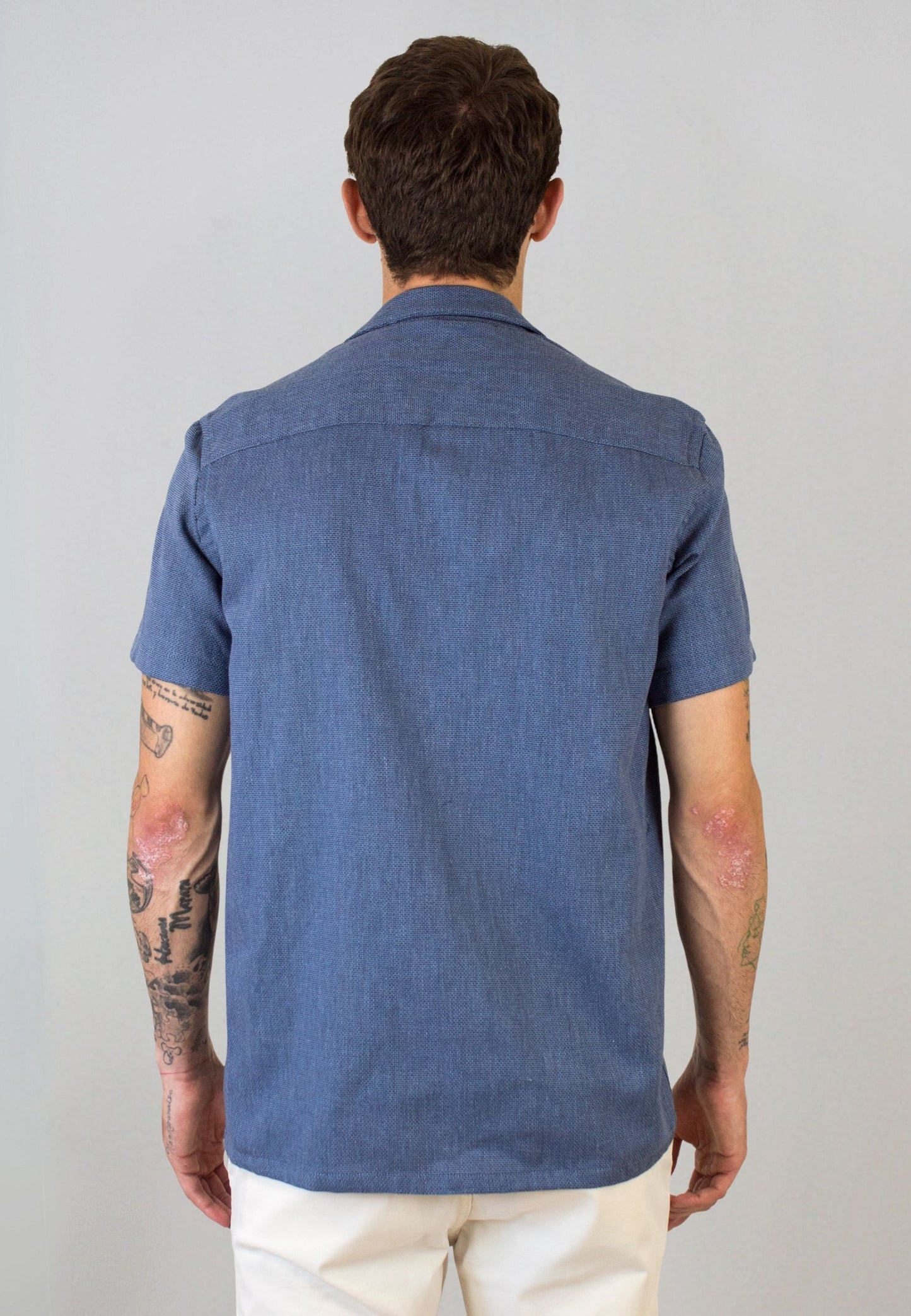 Camisa manga corta demin