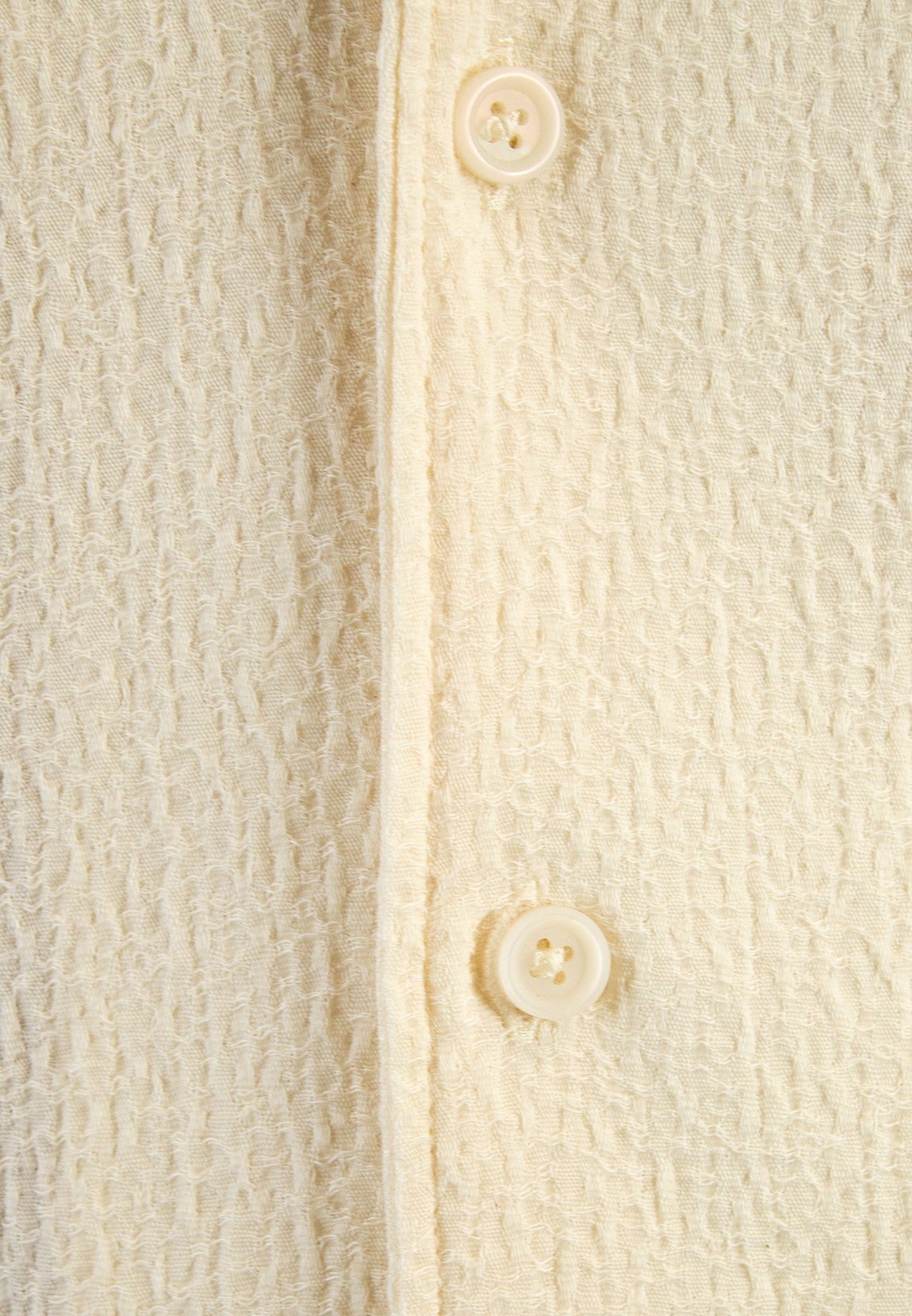 Camisa manga corta beige