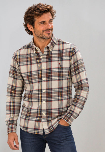 Pink striped oxford shirt