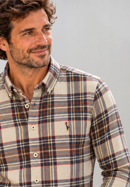 Pink striped oxford shirt