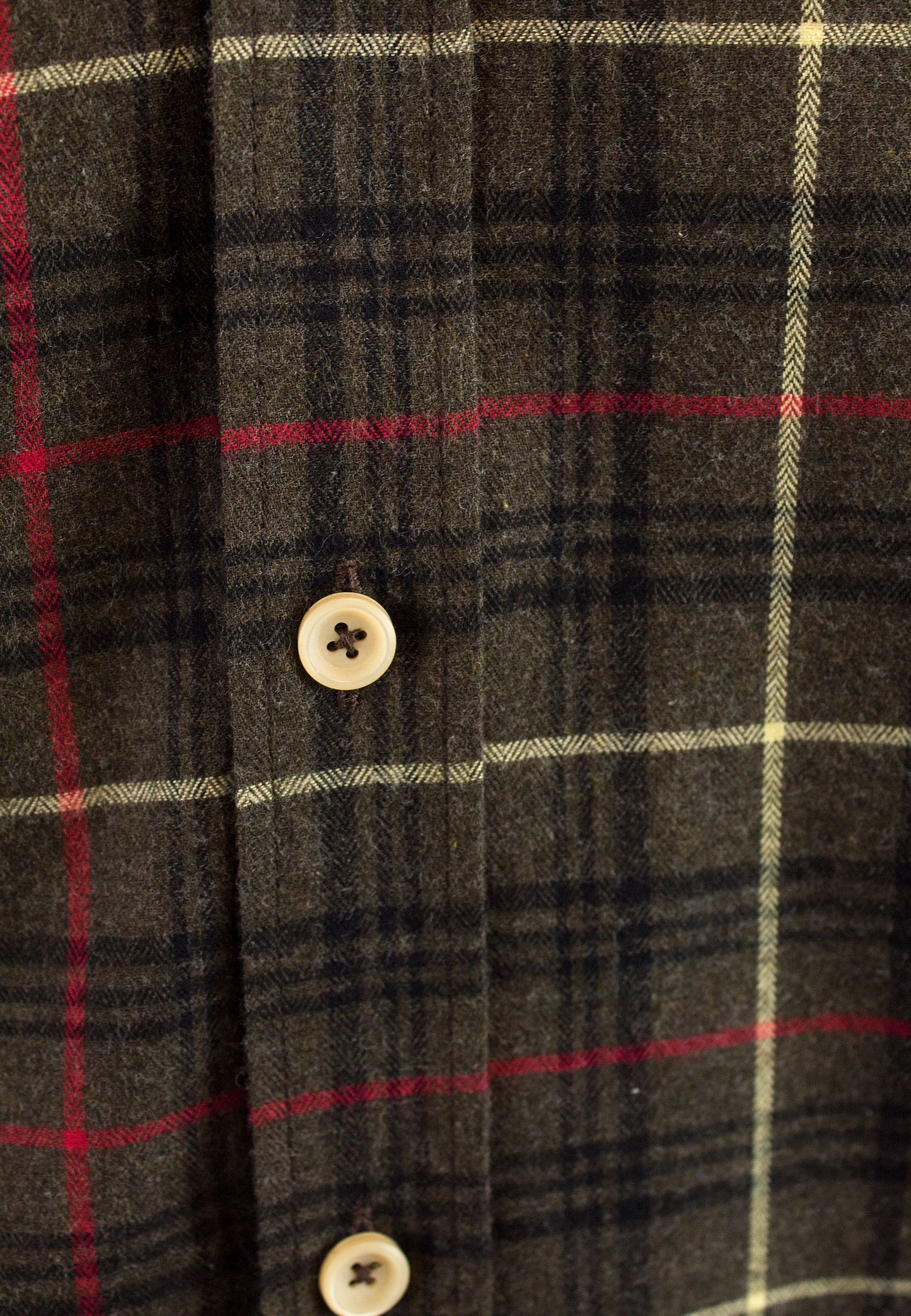 Camisa marrón de cuadros