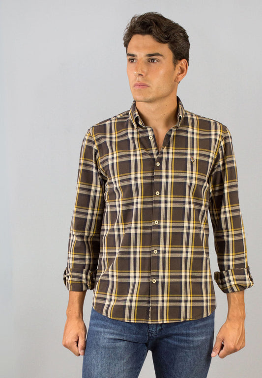 Pink striped oxford shirt