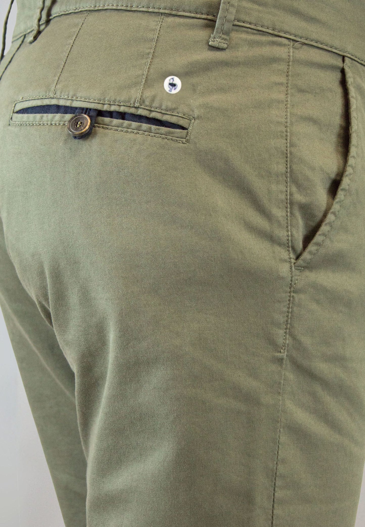 Men's black elasticated chino pants