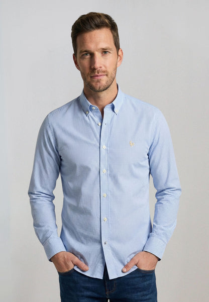Light blue gingham shirt