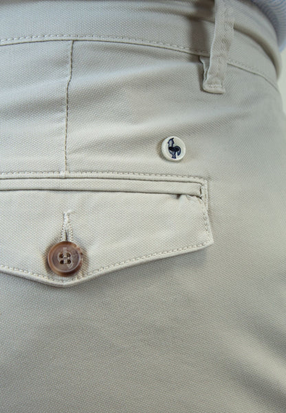 Pantalon chino noir élastique pour homme