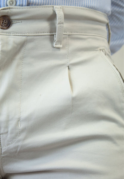 Pantalon chino noir élastique pour homme
