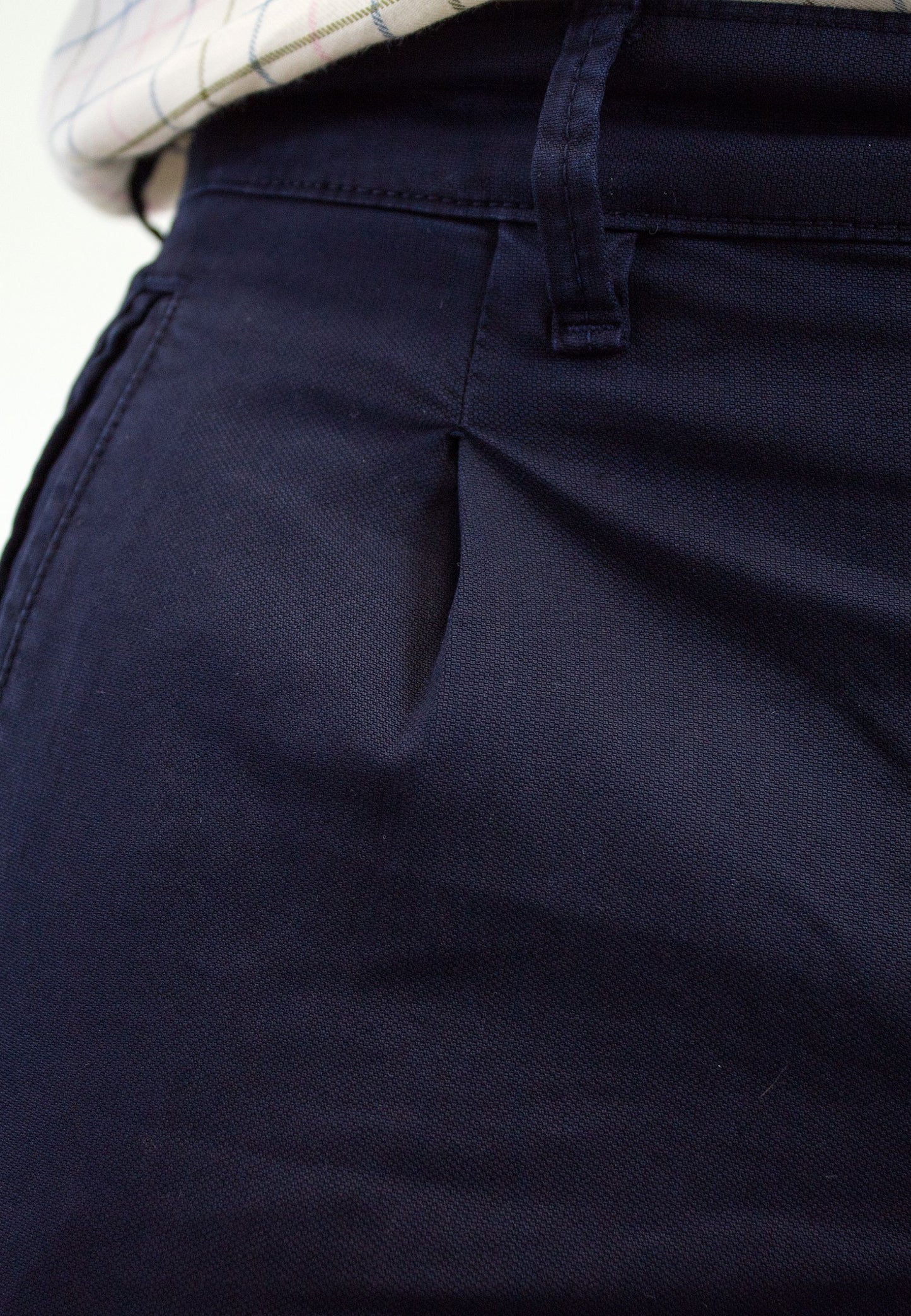 Pantalon chino noir élastique pour homme