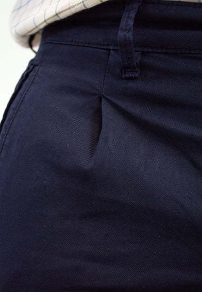 Pantalon chino noir élastique pour homme