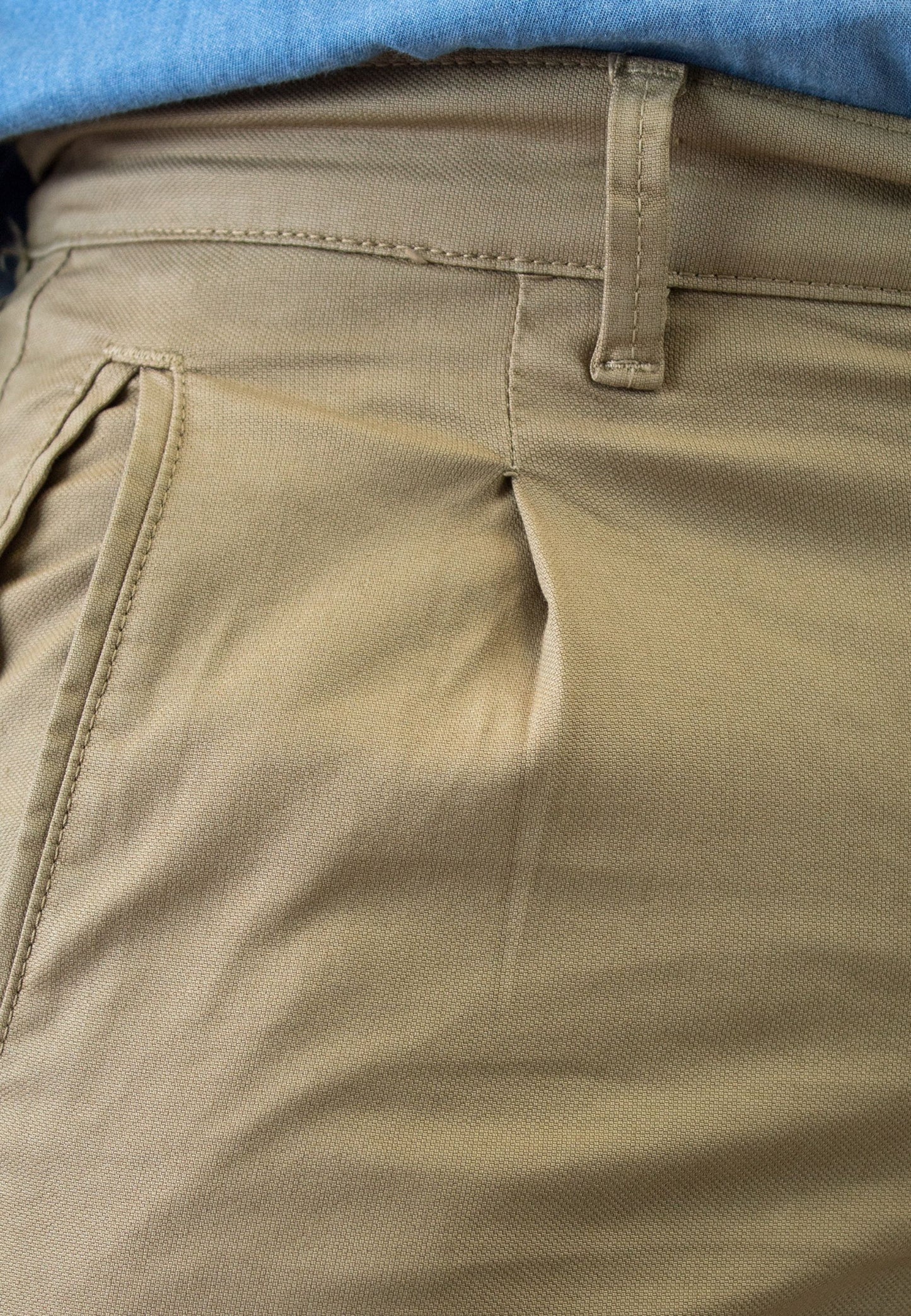 Pantalon chino noir élastique pour homme