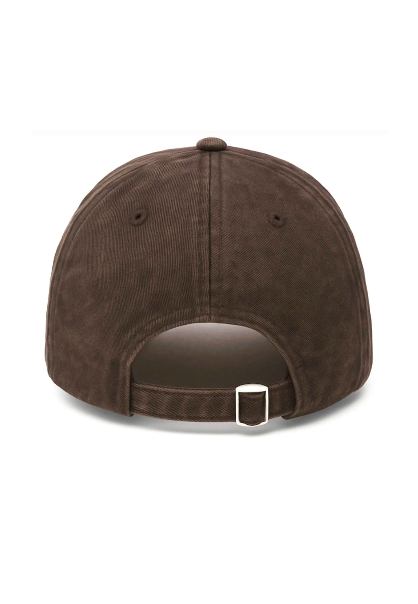 Gorra marrón con gallo bordado al tono