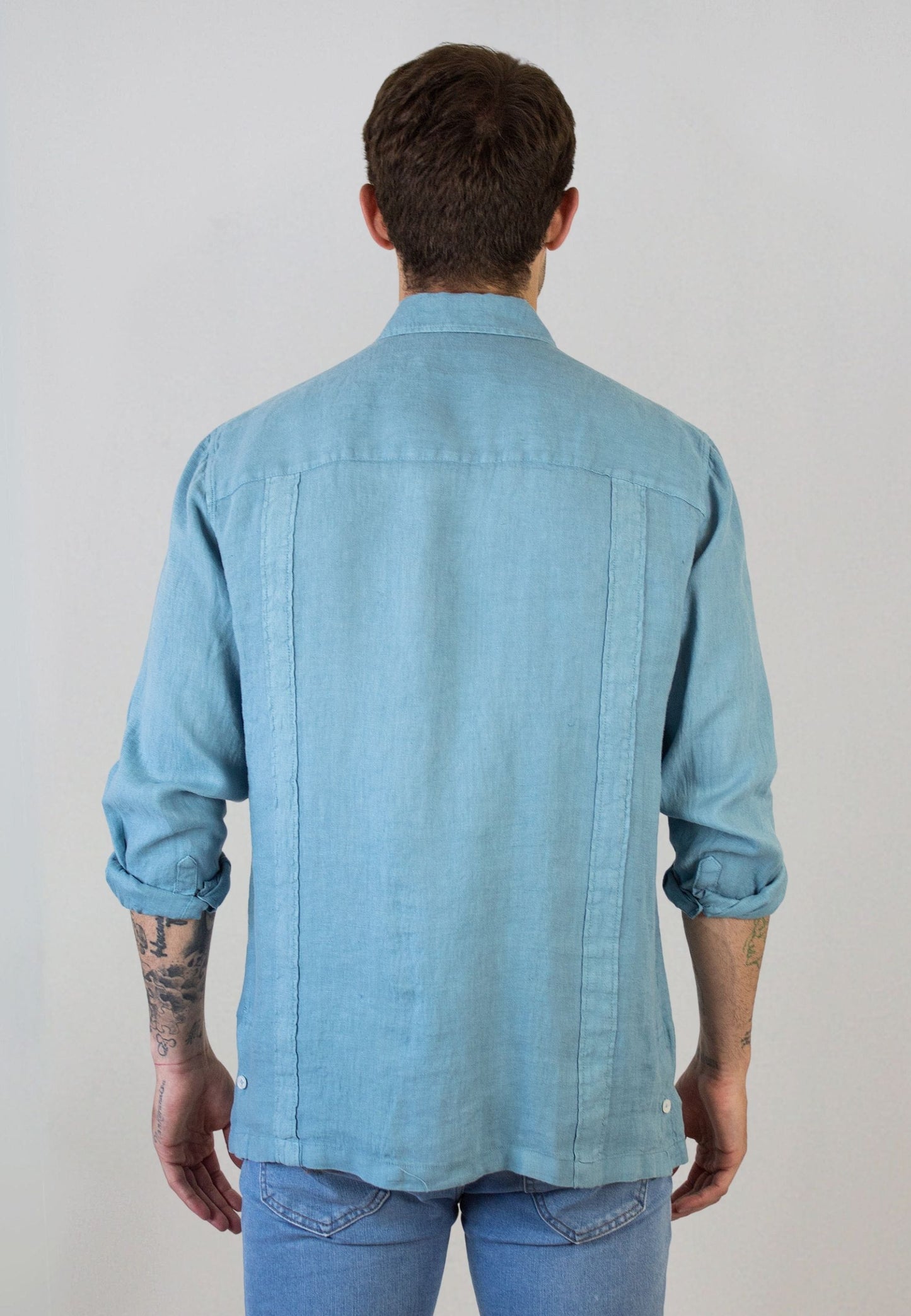 Chemise Oxford à rayures roses