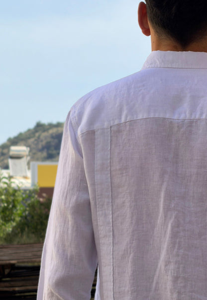 Pink striped oxford shirt