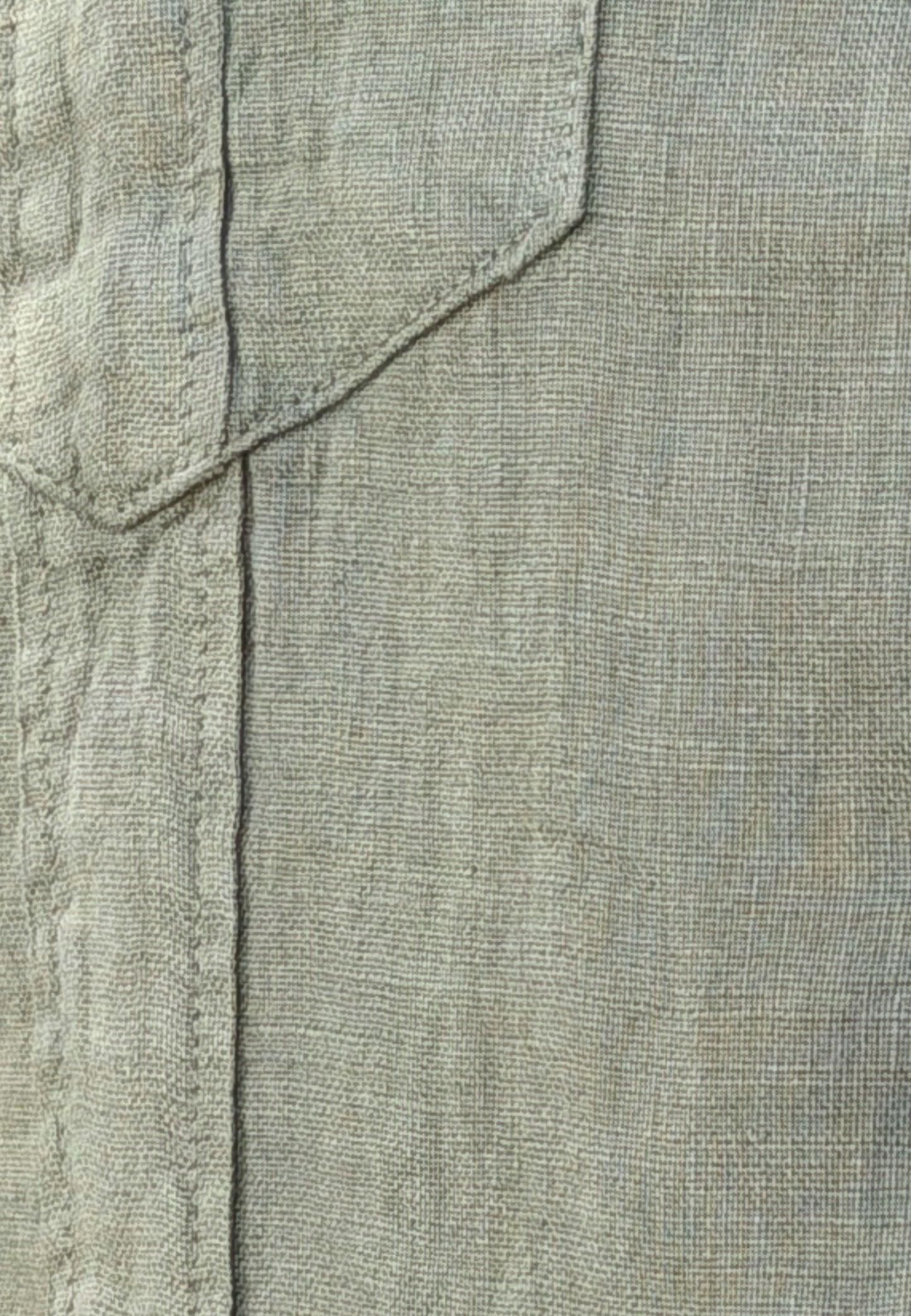 Camisa guayabera de lino oliva