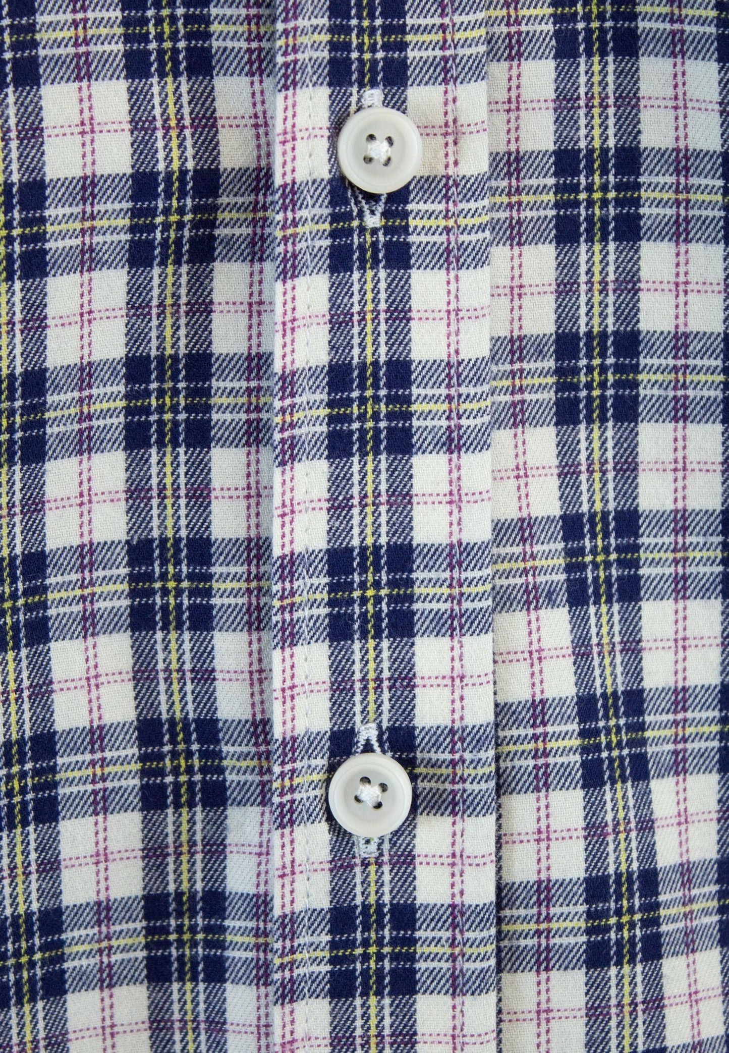 Camisa de cuadro escocés azul