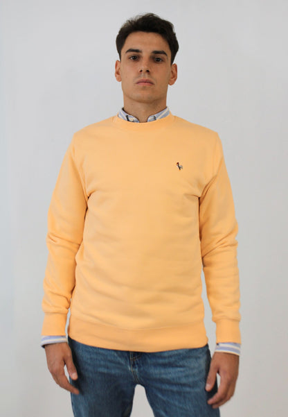 Sudadera amarilla lisa