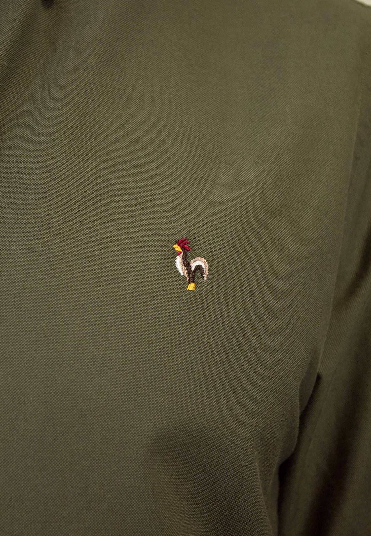 Camisa oxford lavado kaki