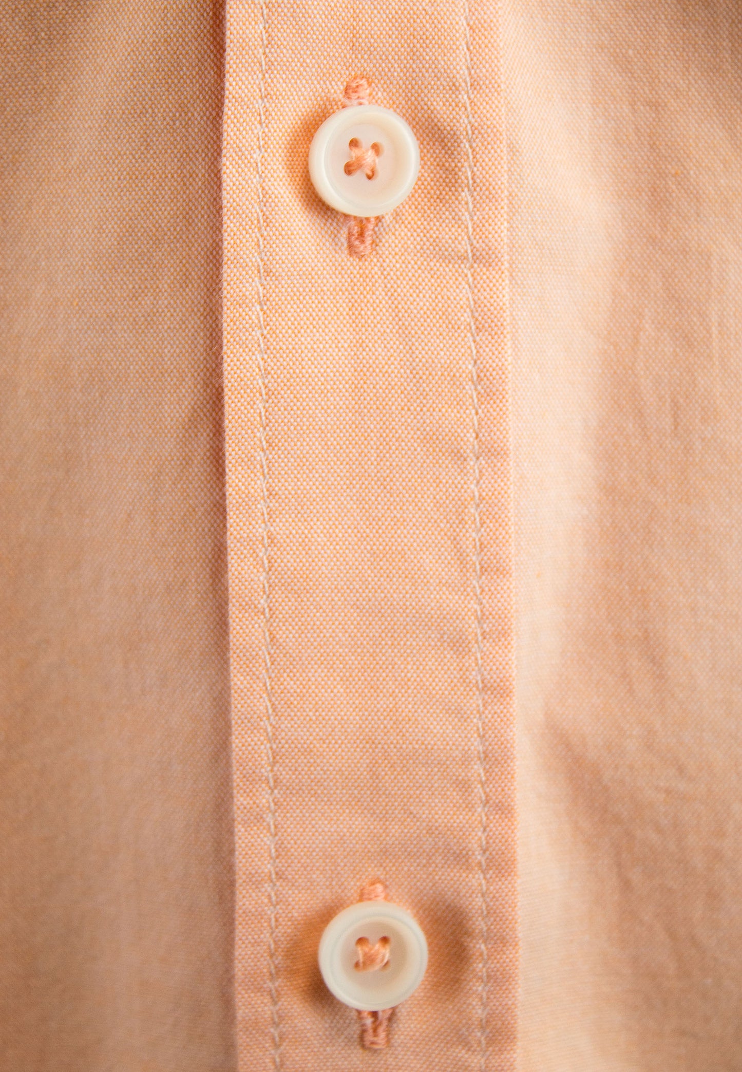 Camisa oxford lavado naranja