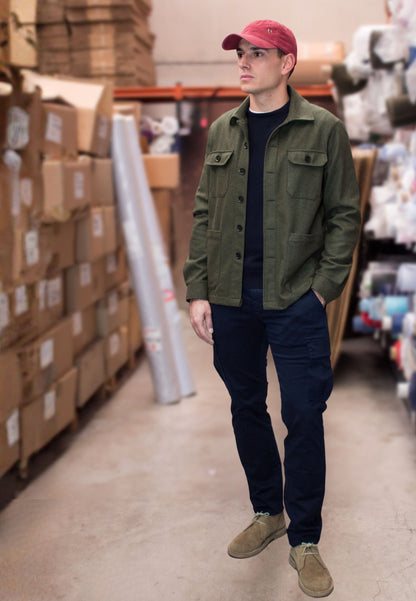 Pink striped oxford shirt