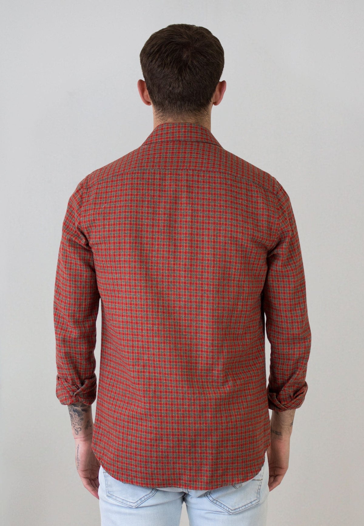 Chemise Oxford à rayures roses