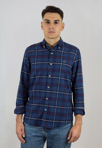 Chemise Oxford à rayures roses