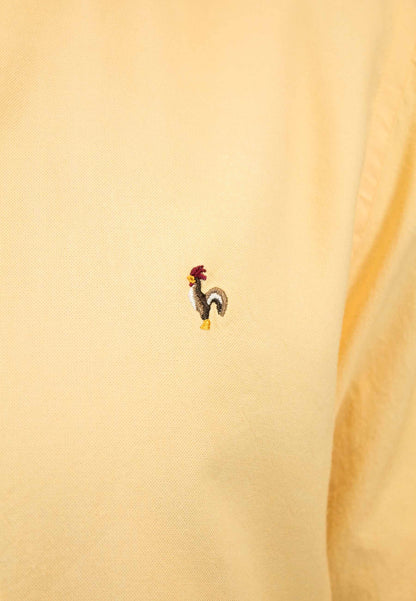 Camisa de algodón reciclado amarillo