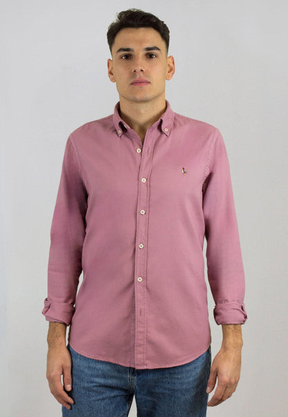 Camisa de algodón reciclado burgundy