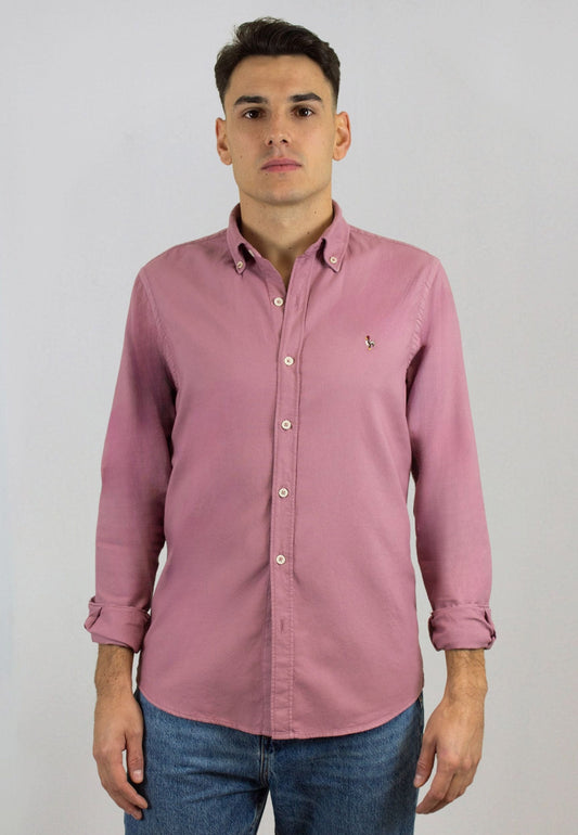 Camisa de algodón reciclado burgundy