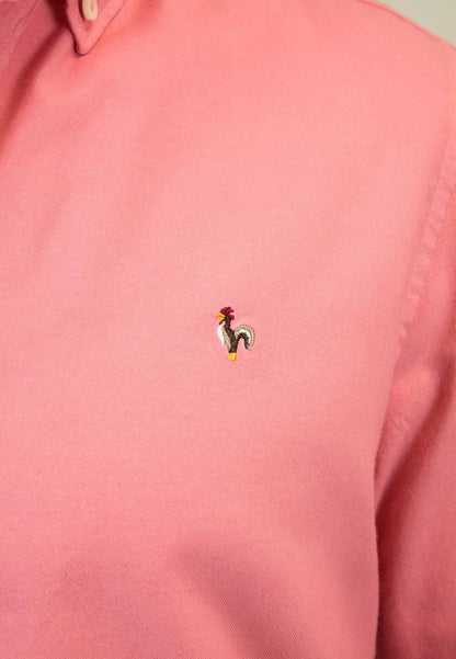 Camisa de algodón reciclado coral