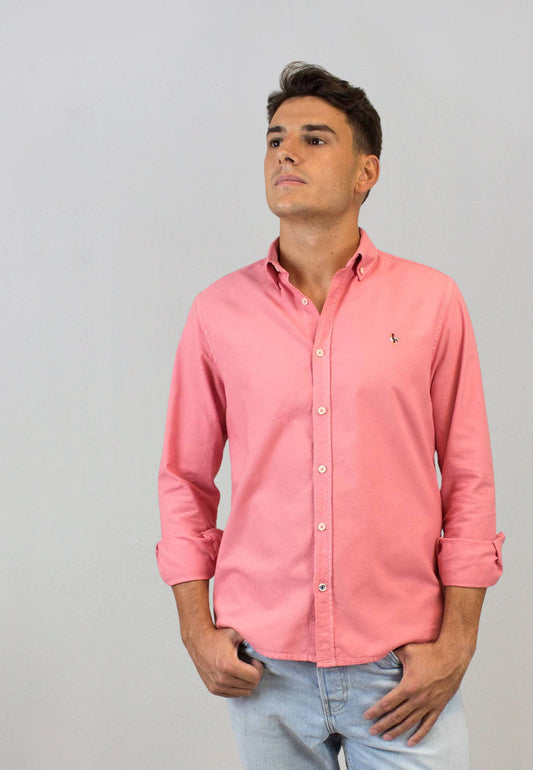 Camisa de algodón reciclado coral