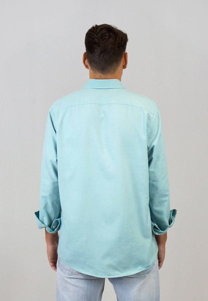 Camisa de algodón reciclado jade