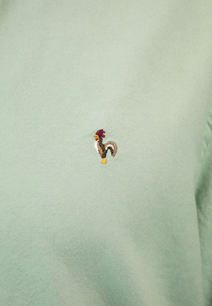 Camisa de algodón reciclado oliva