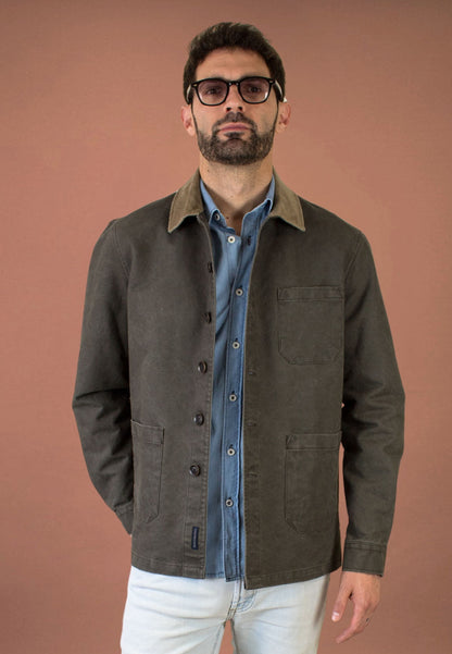 Chemise Oxford à rayures roses