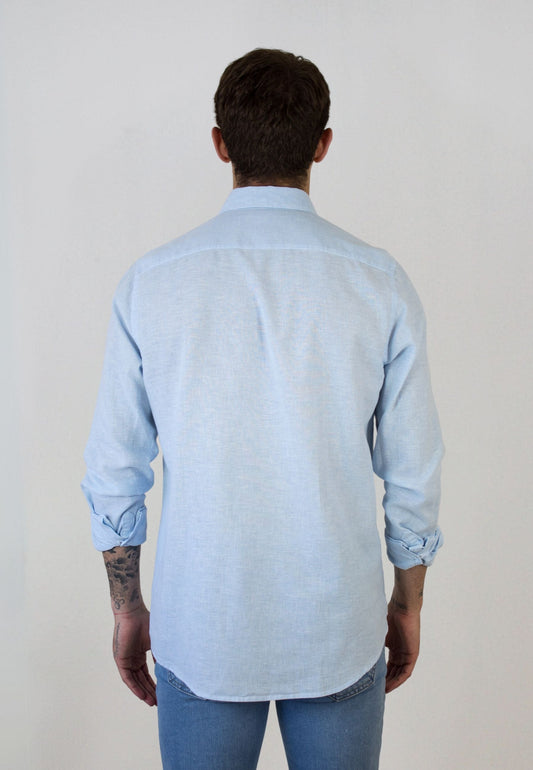 Chemise à carreaux roses