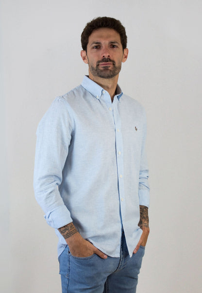 Pink gingham shirt