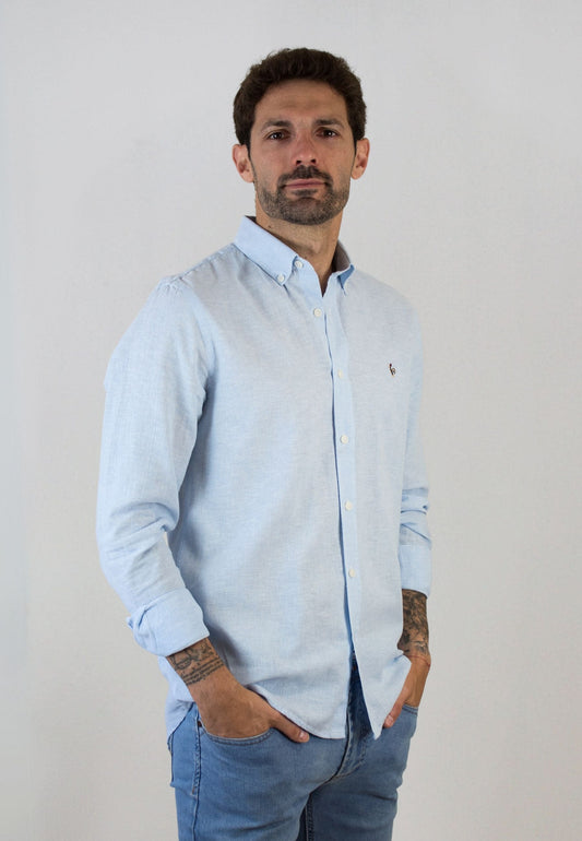 Chemise à carreaux roses