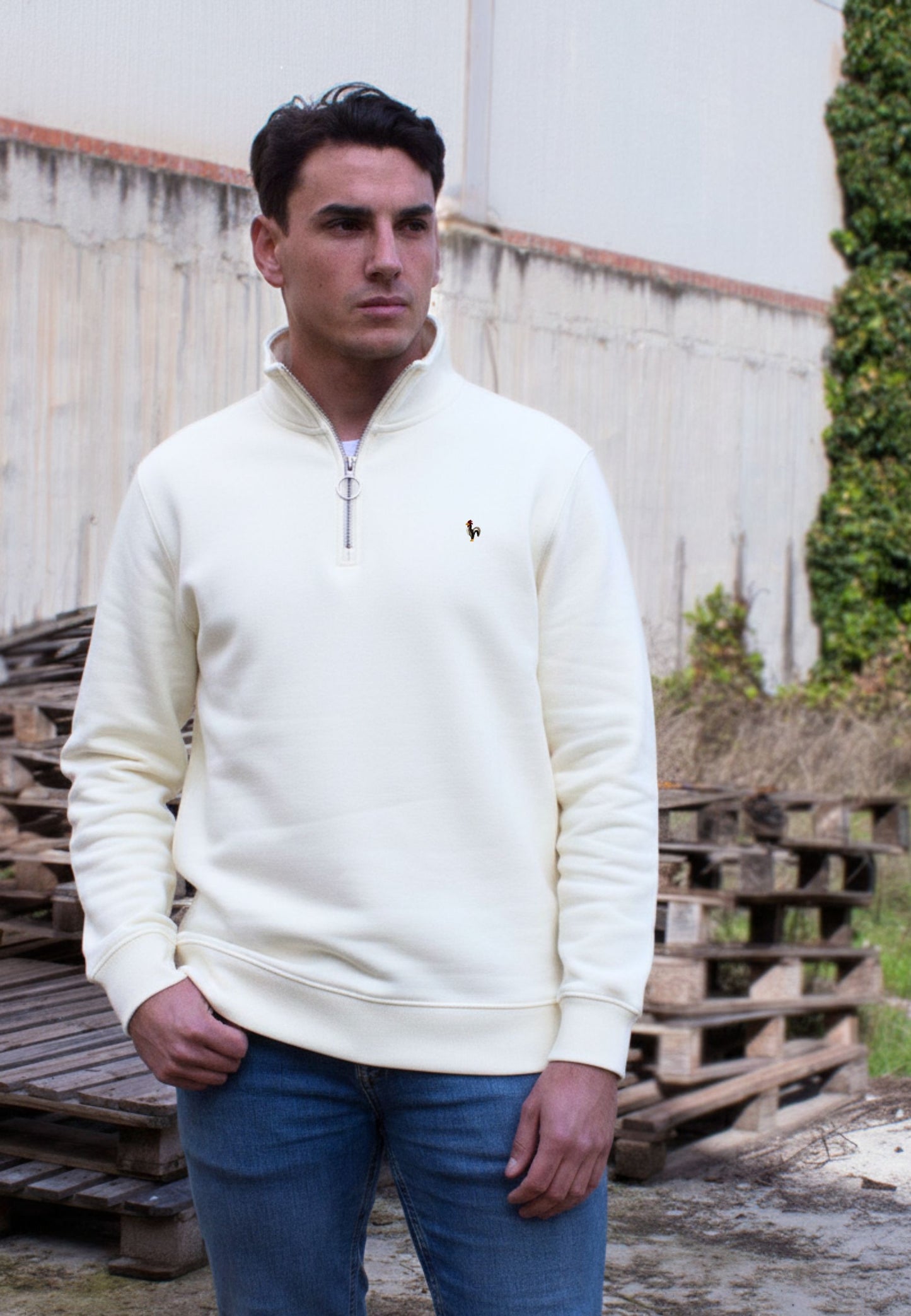 Polo jaune à manches courtes