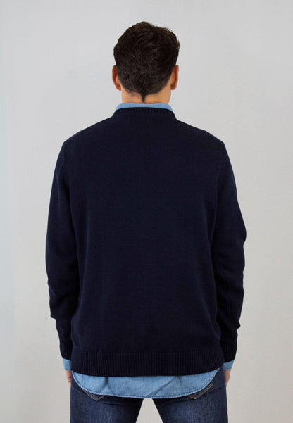 Jersey marino de algodón