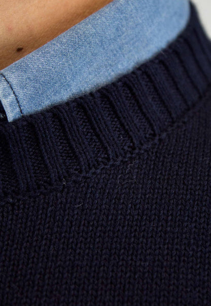 Jersey marino de algodón