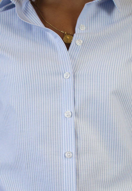 Light blue gingham shirt