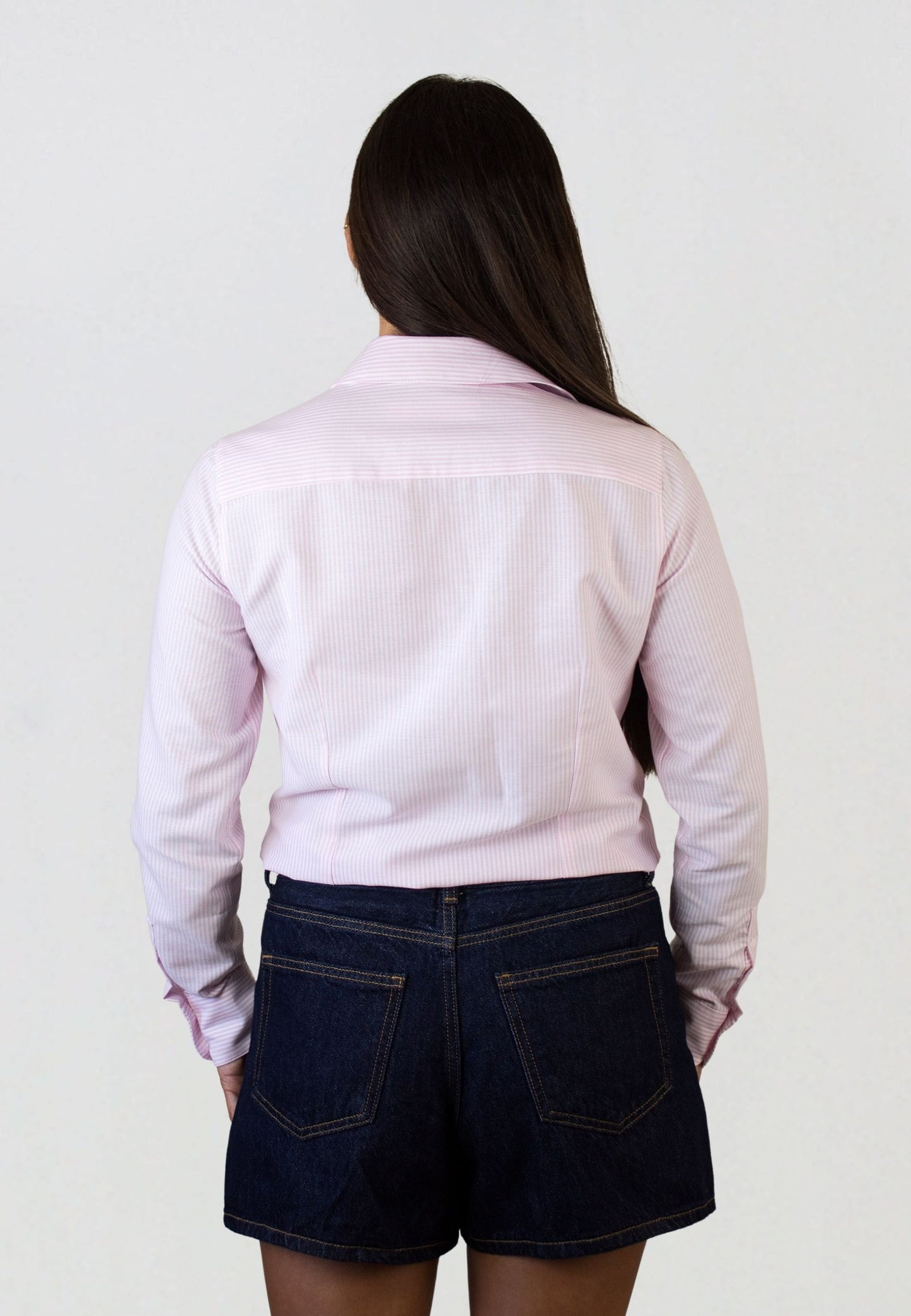 Chemise vichy bleu clair