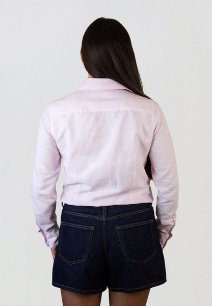 Chemise vichy bleu clair